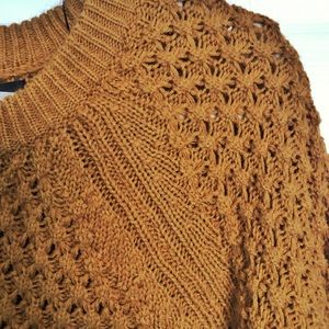 HM knit Mustard oversized sweater